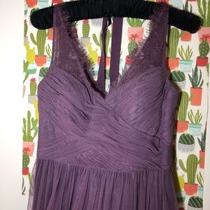 Antique Orchid BHLDN Fleur Dress Anthropologie